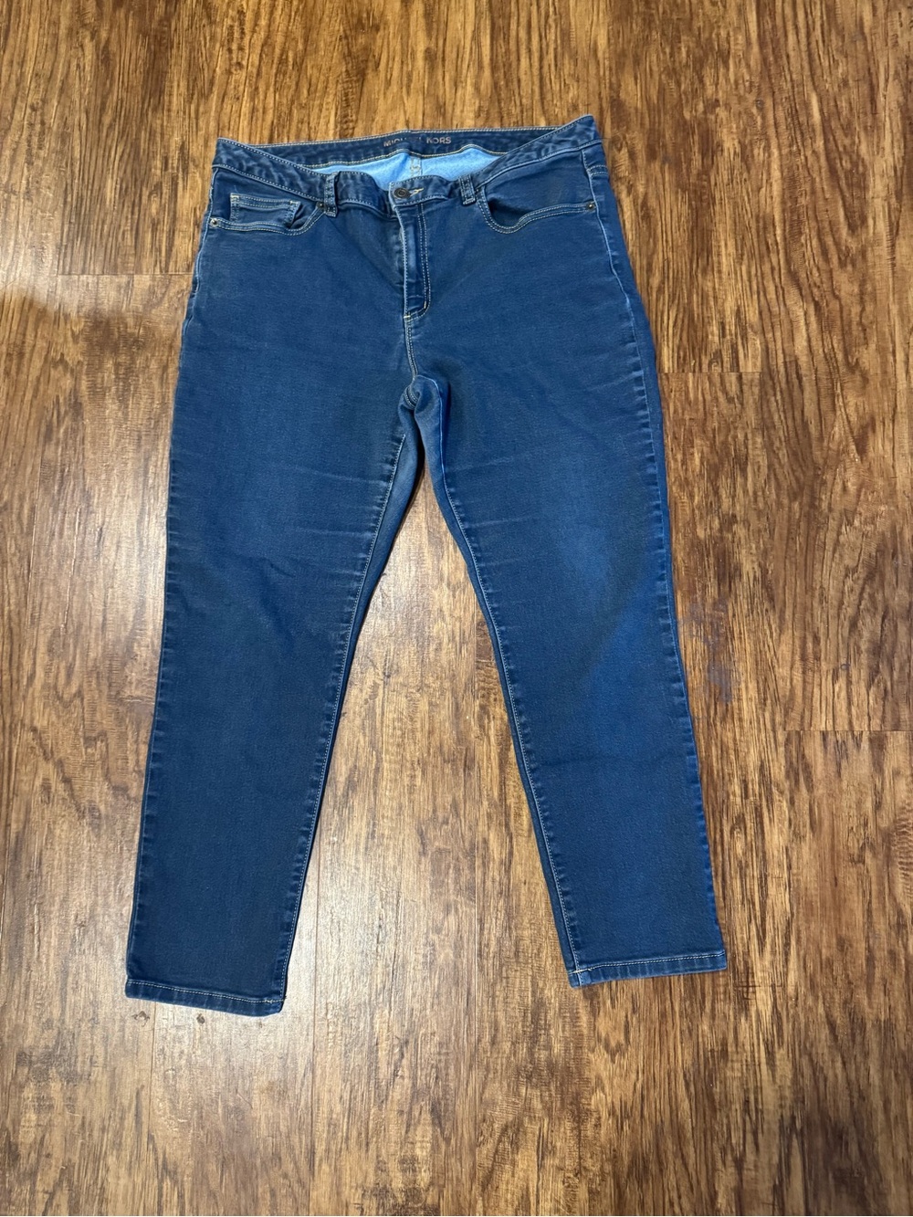 Michael Kors Women's Skinny Jeans - Dark Blue